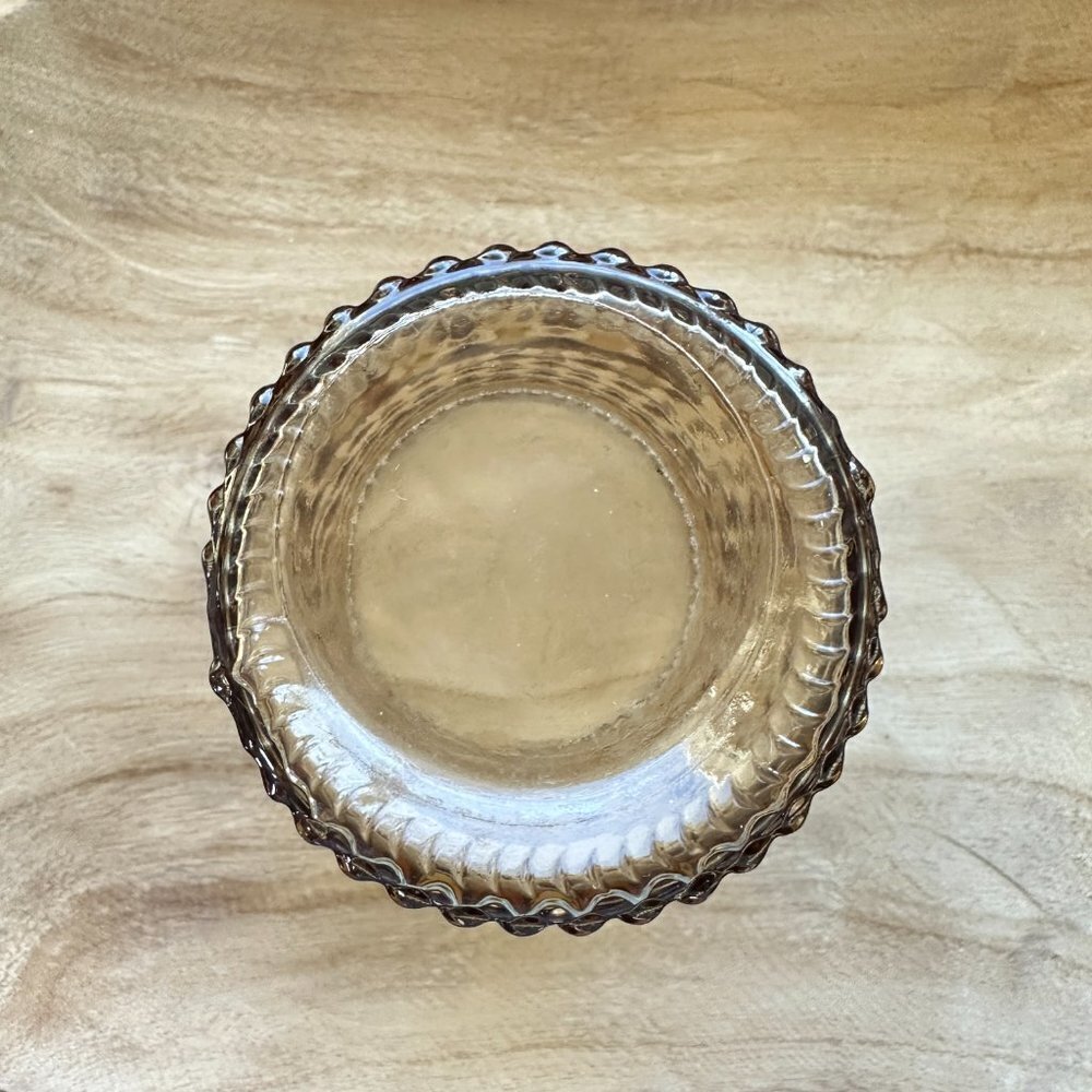 Hobnail Light Brown Glass Vase - Picture 10 of 16
